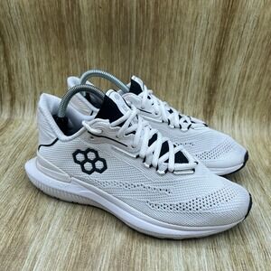 Rudis Journey Knit Mens 7.5 Womens 9 Training Shoes White Black Running Sneakers